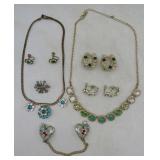 Vtg. Rhinestone Jewelry - NOTE