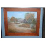 Vintage L. Mcglathery Signed Scenic Oil Painting
