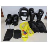 Duffle Bag Full of Youth Martial Arts Safety Gear