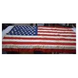 Vtg. 49 Star Flag,See Photos For Condition,55x33'