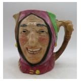 Vtg. Royal Doulton Touchstone Jester Pitcher-  6ï¿½