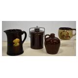 Assorted Stoneware and Mug For A Mug Shaving Cup