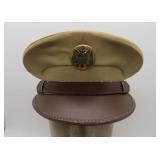 WWII US Army Visor Cap - NOTE