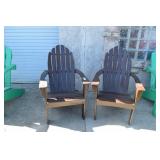 Wooden Outdoor Adirondack Chairs