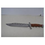 Timber Rattler Sinful Spiked Bowie Knife