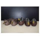 Five Vintage Blowup Duck Decoys