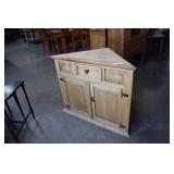 Rustic Corner Cabinet