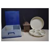 Metal Bird Feeder,Double Sided Organizer Case &
