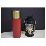 New Shot Shell Shaped Thermos & New Oil Lantern