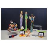 Collection Of Oddity Items - Clowns, Sun Dancers,