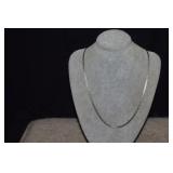 Sterling Italy Herringbone Chain   4.80g