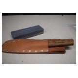 Malco Duct Knife In Sheath With Sharpening Block