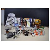 Lot Of Star Wars Toys & Books