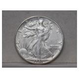 1941-D Silver Walking Liberty Half Dollar