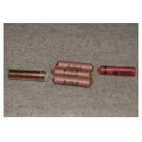Five Rolls of Unc. Pennies 1962, (3) 1962D & 1965