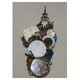 Unusual Artisan Steam Punk Watch Parts Brooch