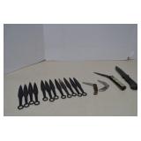 MISC Lot Pocket Knives & Throwing Knives