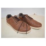 Mens SZ 9.5 Brown Leather Shoes
