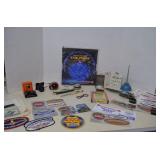 MISC Vintage Lot Patches, Toy Gun, Razor MORE
