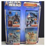 MIP Star Wars Attack Of The Clones 4-Pack Action