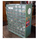 Multi 60 Drawer Parts Organizer w/ Various Parts
