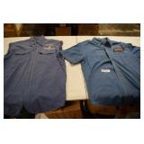 Two Harley Davidson Denim Shirts