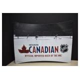 Tin, NHL Molson Canadian Beer Sign