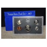 1972-S U.S. Proof Set     Five Coins