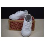 Toddler Size 7.5 True White Vans -Used In Box-