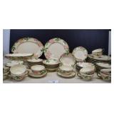 56 Pieces Of Franciscan Desert Rose Dishes
