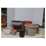 Lot Planting Pots, Terracotta, Ceramic & Plastic
