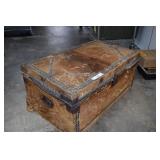 1850's Stage Coach Wagon Travel Trunk