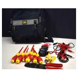 Work Gear 21 Pocket Tool Pouch w/ Multi Meter,