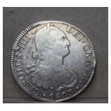 1803 Spanish Colony Silver 8 Reales  .8960 Fine