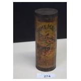 Antique Hand made Wafers Tin. Holmes & Coutts NY