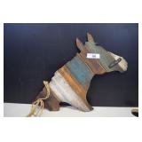 Texas state Wood Horse Head Wall Art