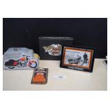Harley Davidson Dice, Frame & Bank w/Key