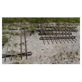 Iron Fence Panels - 6' & One 4' & Two Gate Pieces