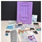 Jewelry Findings,Beads,Gemstones & Design Board