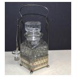 Pickle Castor Jar With Caddy & Fork