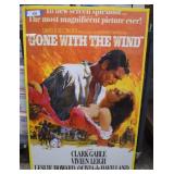 24'x36' 'Gone With The Wind' Poster With Glass