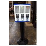 Northwestern Triple Shop Quarter Candy Machine On