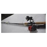 2- Graphite Rods & Reels,Shakespeare Micro Spin