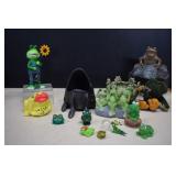 Collection Of Frogs - One Croaks With Sensor