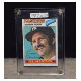 1977 Thurman Munson Topps #170 Card in Case