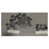 (49) 1964 Jefferson Nickels & (8) Roosevelt Dimes