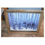 Large Wood Framed Scenic Art Print