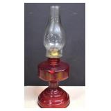 Vintage Red Oil Lamp