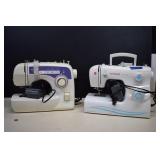 Two Sewing Machines - Brother & Singer Brand -