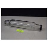 Vintage Glass Rolling Pin. Apple Pie Ridge Vinegar